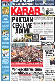 KARAR Gazete Manşeti