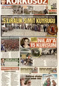 KORKUSUZ Gazete Manşeti