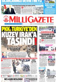 MİLLİ GAZETE Gazete Manşeti