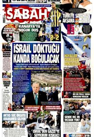 SABAH Gazete Manşeti
