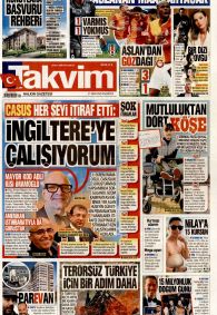 TAKVİM Gazete Manşeti