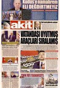 YENİ AKİT Gazete Manşeti