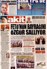 YENİ AKİT Gazete Manşeti