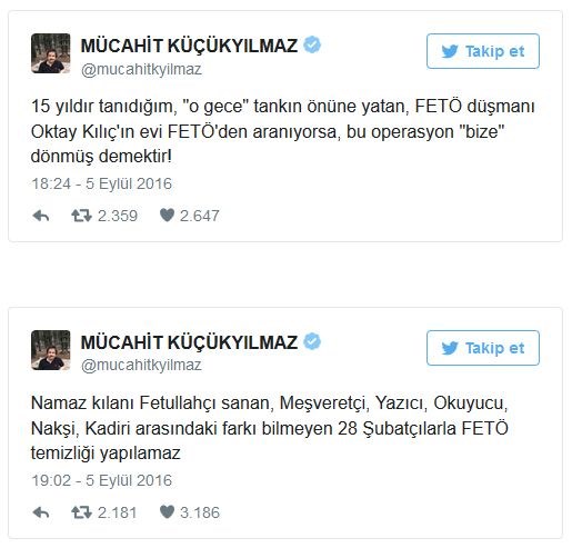 Saray'dan 'FETÖ' Açıklaması: Operasyonlar Bize Döndü