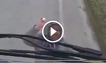 Teyzenin intikam planı TIR'cının kameralarına yansıdı