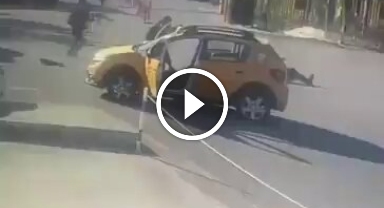 Saldırganların tesise geliş anı