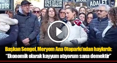 Başkan Sengel Meryem Ana Otoparkı'ndan haykırdı; “Yasal olarak değil ama ekonomik olarak kayyum atıyorum sana demektir“