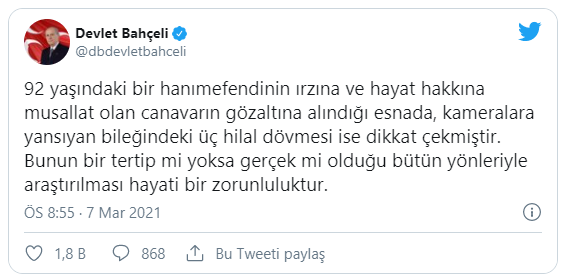 Bahçeli’den “üç hilal” açıklaması: Tertip mi olduğu araştırılmalı…