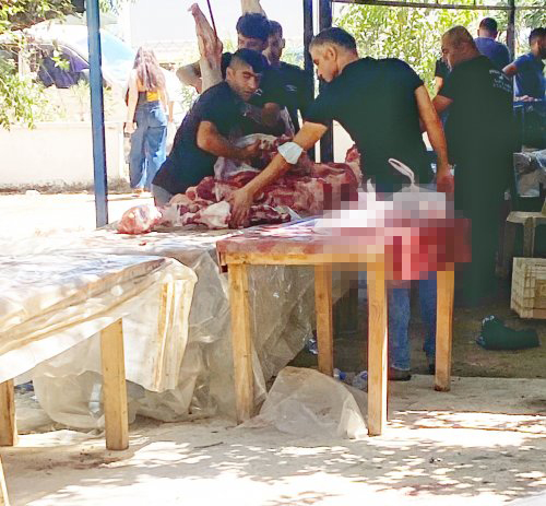 Menderes'in köylerinden kurban görüntüleri!