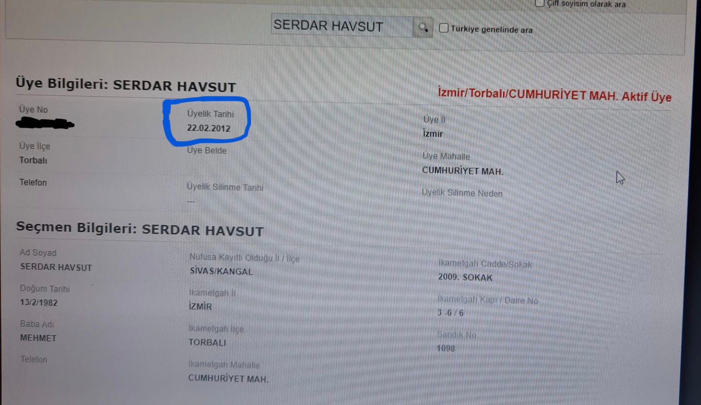 DEVA Partili İlçe Başkanı’nın üyelik iddiası yalanlandı