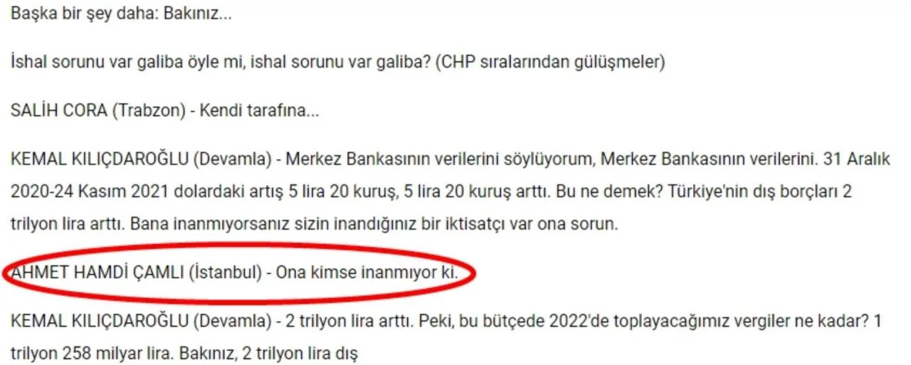 Ahmet Hamdi Çamlı'dan Erdoğan gafı: Ona kimse inanmıyor ki