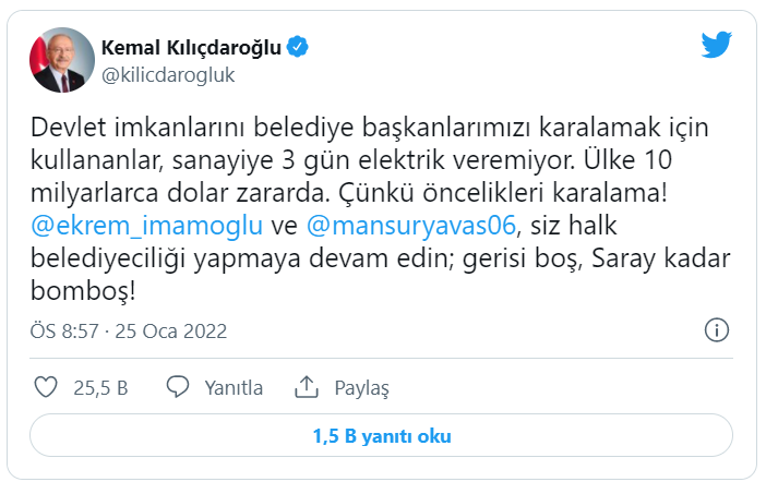 Kılıçdaroğlu'ndan İmamoğlu ve Yavaş'a: Siz halk belediyeciliği yapmaya devam edin, gerisi boş