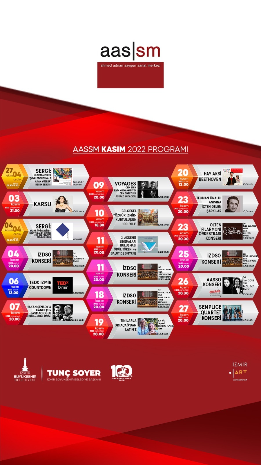 Sanatseverler kasım ayında AASSM'de buluşacak