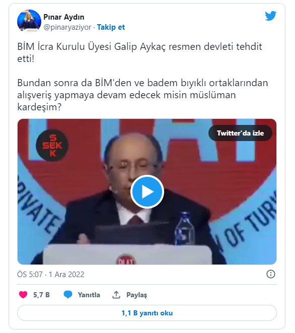 BİM boykotu TT oldu!
