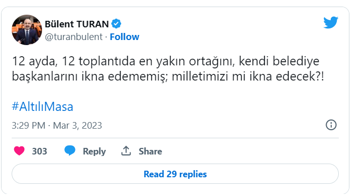 Akşener'in açıklamalarına AK Parti'den ilk tepki geldi
