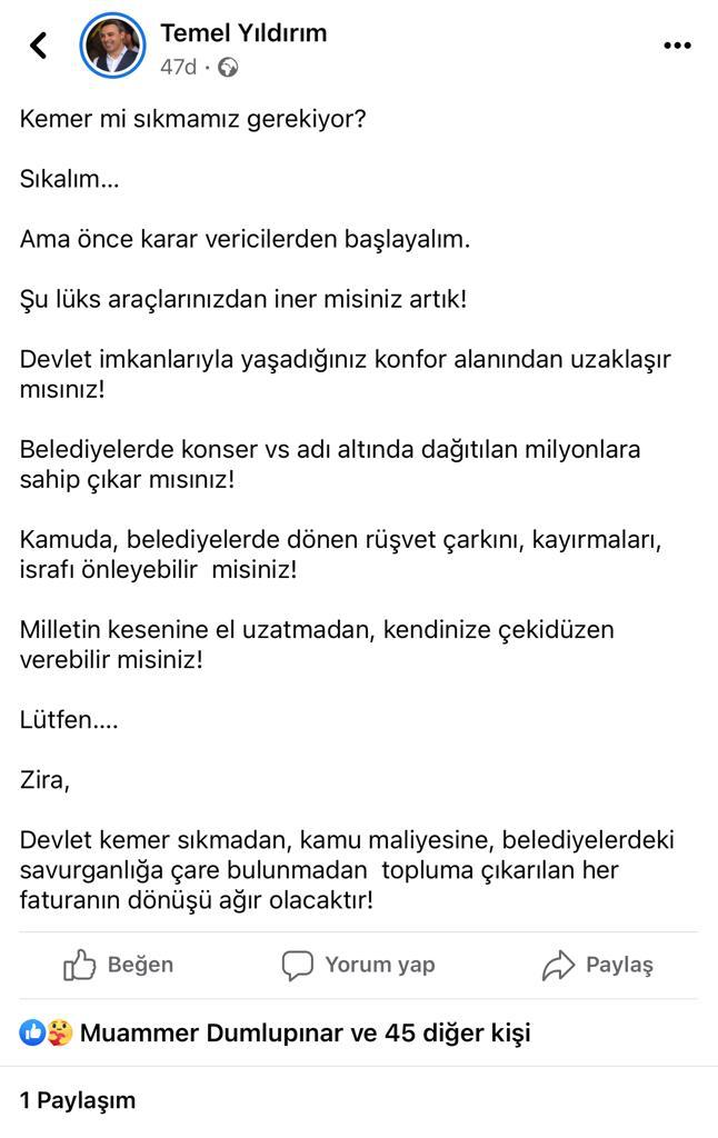 AK Partili o isimden dikkat çeken açıklama:  “Şu lüks araçlarınızdan iner misiniz artık!”