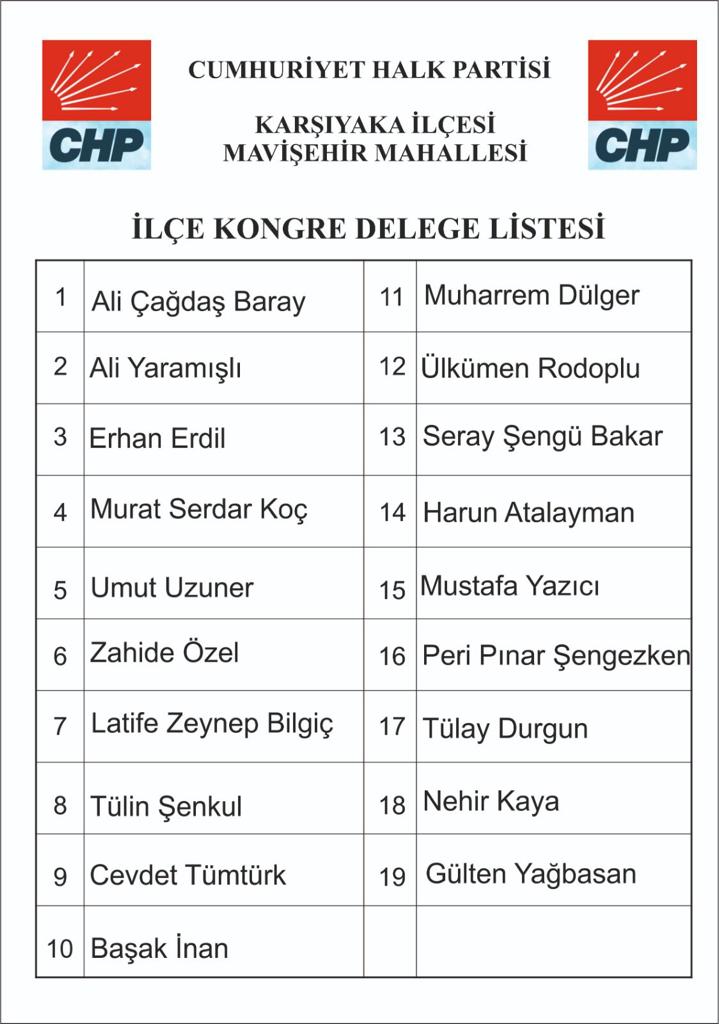 Mavişehir mahallesinde bir acayip seçim