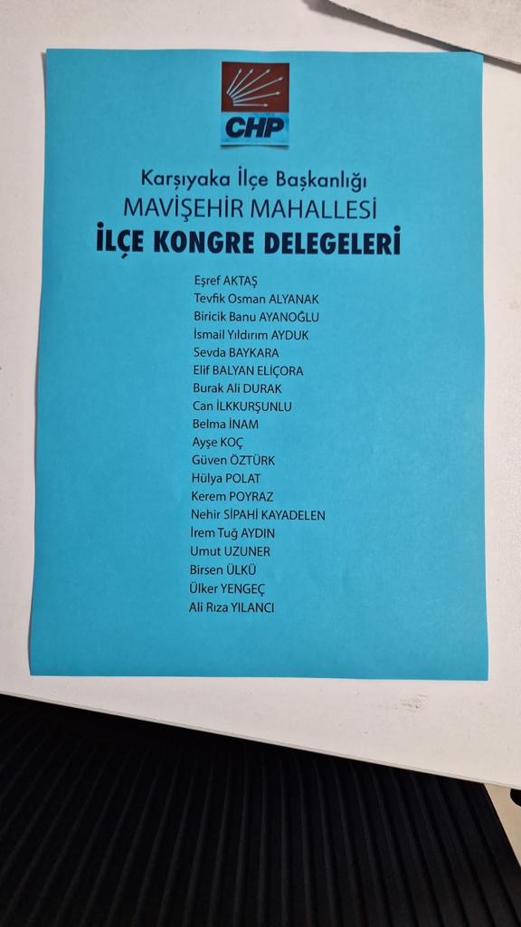 Mavişehir mahallesinde bir acayip seçim
