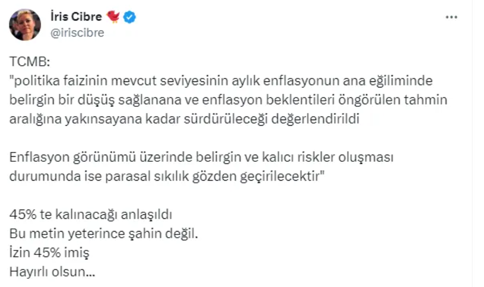 Ekonomistlerden faiz yorumu: 'Merkez Bankası için yolun sonu'