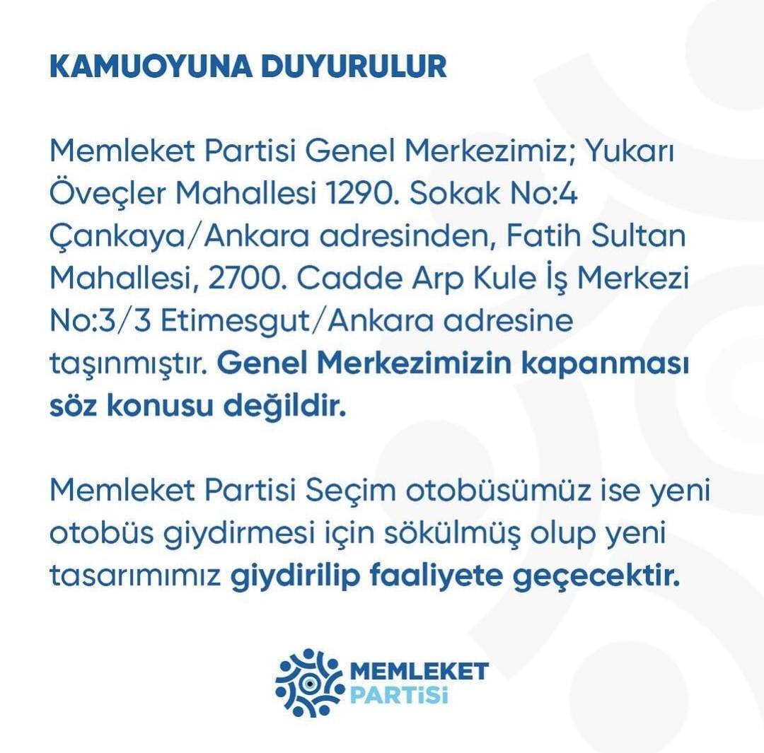 Memleket Partisi'nin genel merkez binası boşaltıldı, kapısına kilit vuruldu; nedenini Muharrem İnce açıkladı