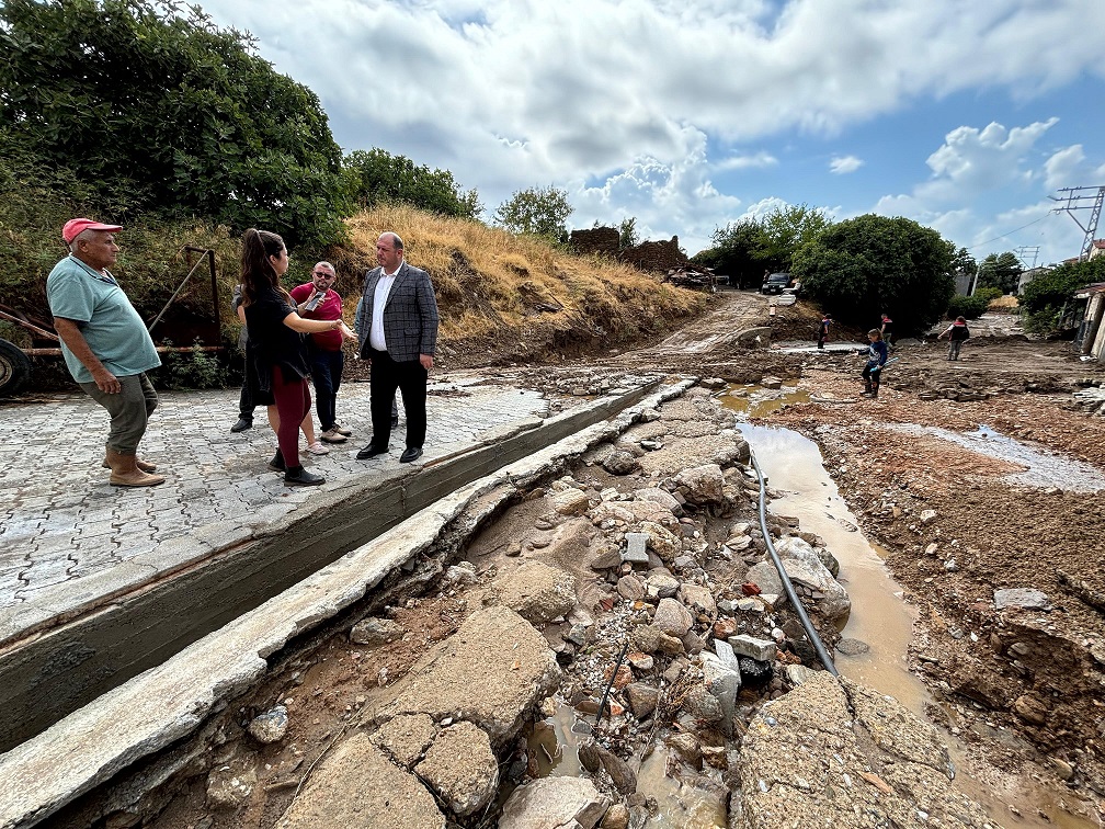 Başkan Çiçek Olay Yerinde