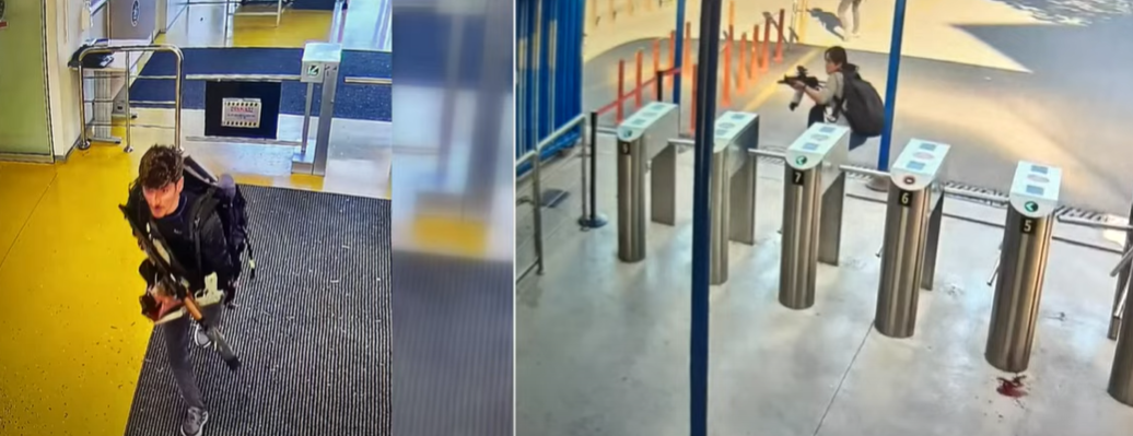 Saldırganlardan birinin, tesisten içeri girdiğini gösteren fotoğrafı ortaya çıktı