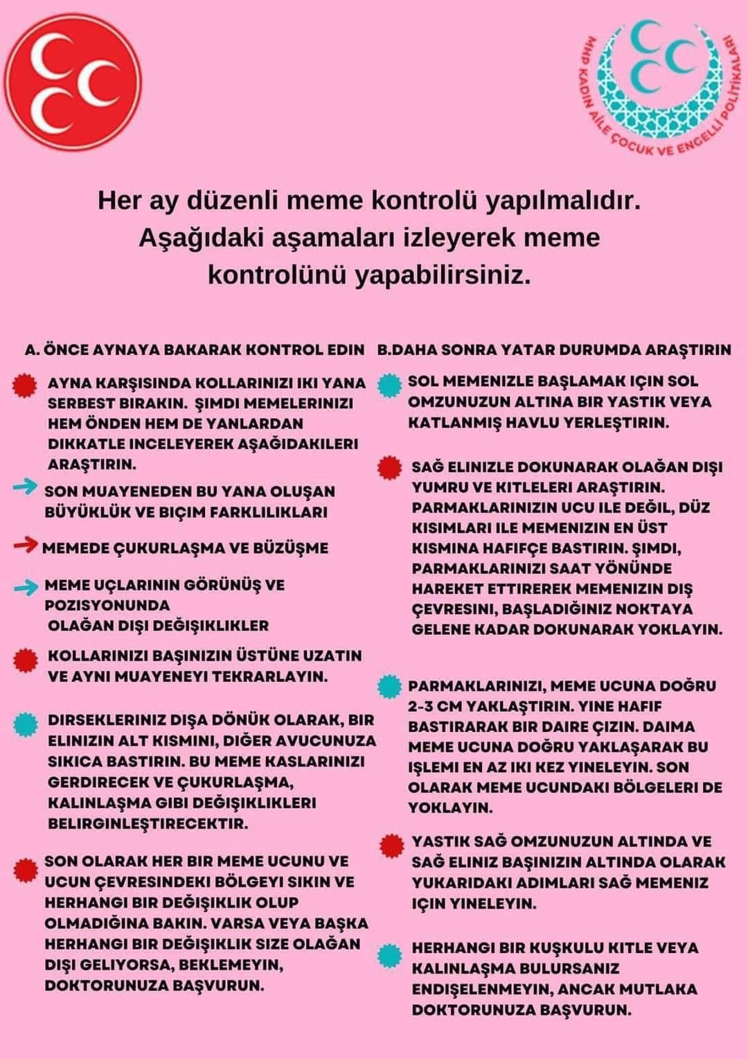 MHP İzmirli Kadınlardan Kansere Karşı Etkinlik