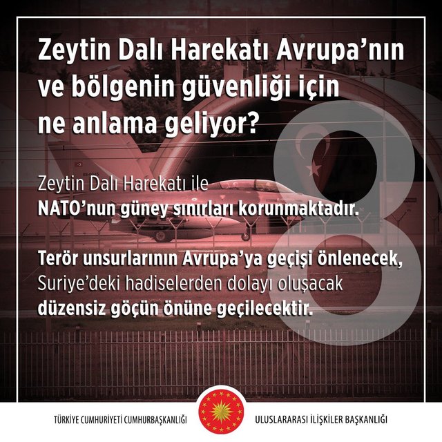 Cumhurbaşkanlığı'ndan Zeytin Dalı Harekatı'yla ilgili 10 soruya 10 cevap 11