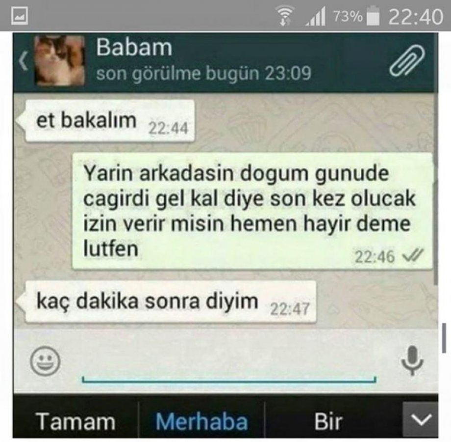 Kahkaha Tufanına Boğan Anne-Baba Whatsapp Diyalogları 7