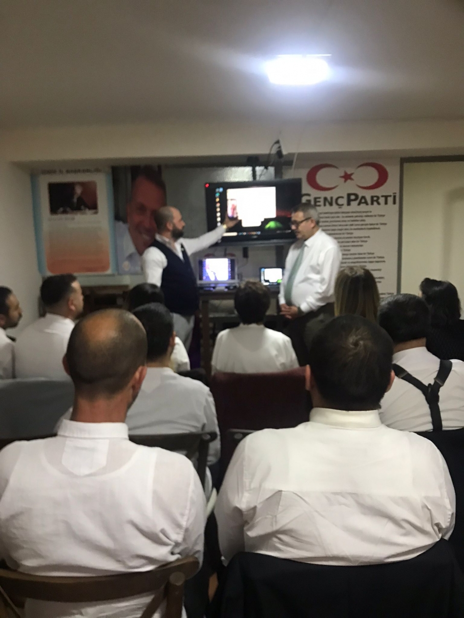 Genç Parti İzmir ilçe başkanları Cem Uzan ile online buluştu 2