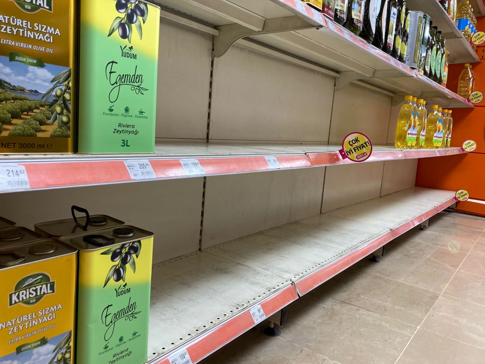 Zincir marketlerde ayçiçeği krizi: Makarna satışına da kısıtlama gelebilir! 1