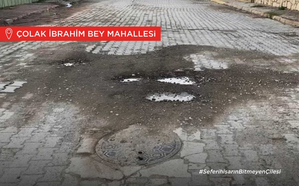 Seferihisar’da sezon açıldı yollar açılmadı  4