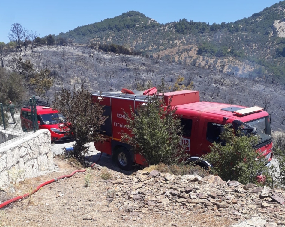 Seferihisar’daki iki orman yangınında 3 ev, 12 araç ve 1 bekçi kulübesi yandı 3