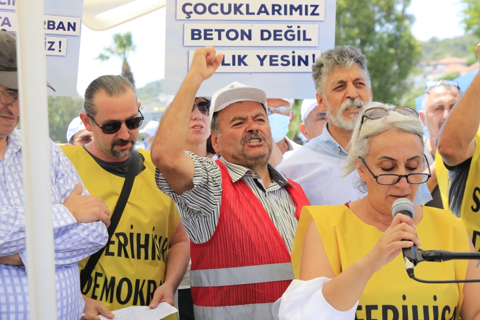 Sığacık çevre katliamına karşı ayağa kalktı 5
