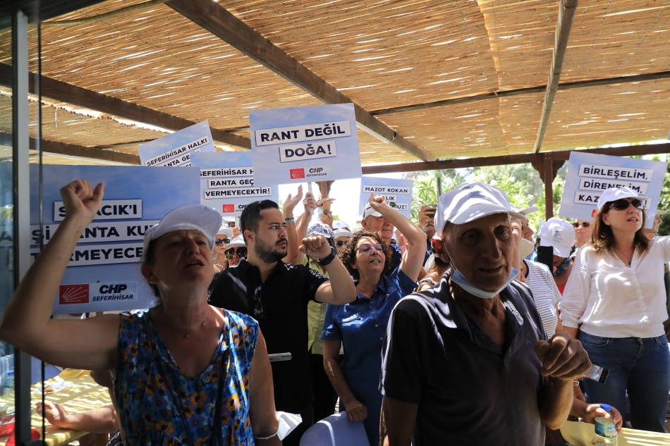 Sığacık çevre katliamına karşı ayağa kalktı 1