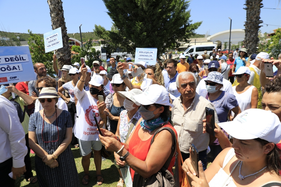 Sığacık çevre katliamına karşı ayağa kalktı 4