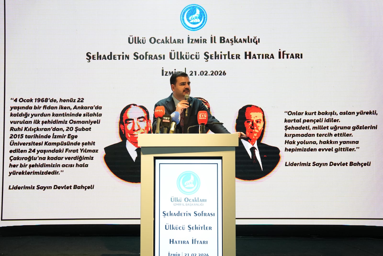 İnan, “Bu sofra Fırat Çakıroğlu’nun emanetini namus bilenlerin sofrası” 1