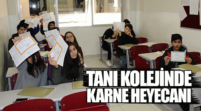 TANI KOLEJİNDE KARNE HEYECANI