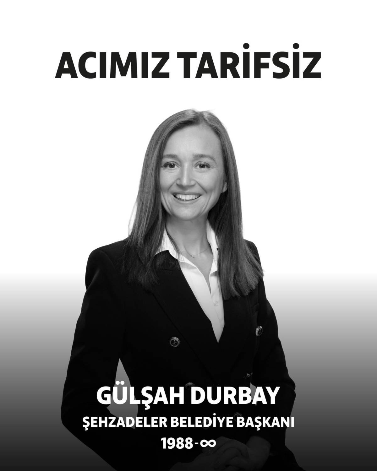 Şehzadeler Belediyesi acı haberi sosyal medyadan duyurdu!