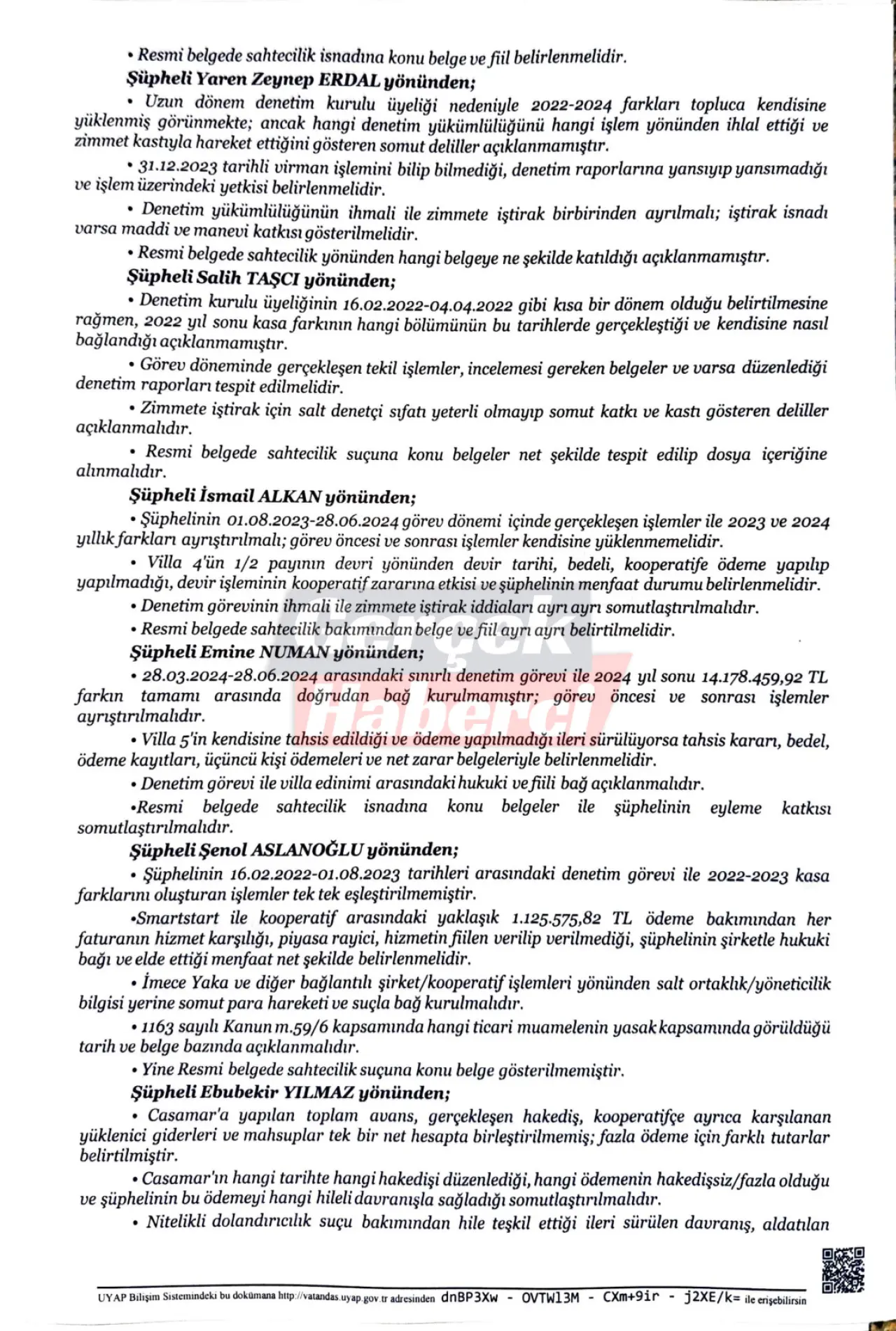 Gaziemir Kooperatif soruşturmasında iddianame iade edildi: Mahkeme eksikleri tek tek sıraladı 5